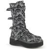 DemoniaCult - EMILY322 Bottes de plateforme - Noir/Gris Product image